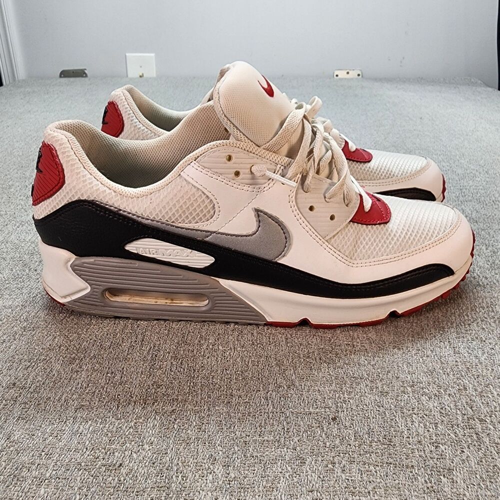Nike Air Max 90 Photon Dust Mens Size 14 Grey Red White DO8902-001